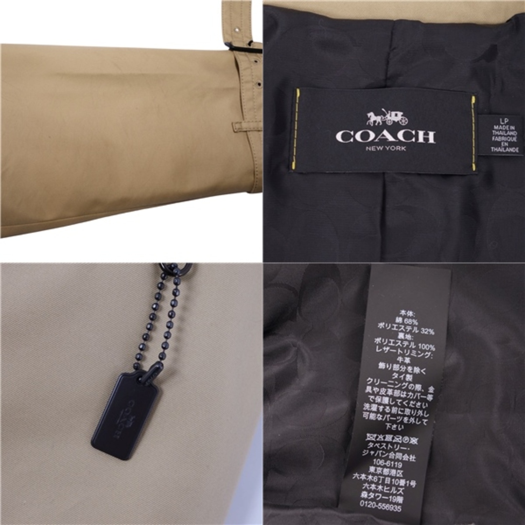 COACH - コーチ COACH コート トレンチコート 裏シグネチャー COACH - コーチ COACH コート トレンチコート 裏シグネチャー