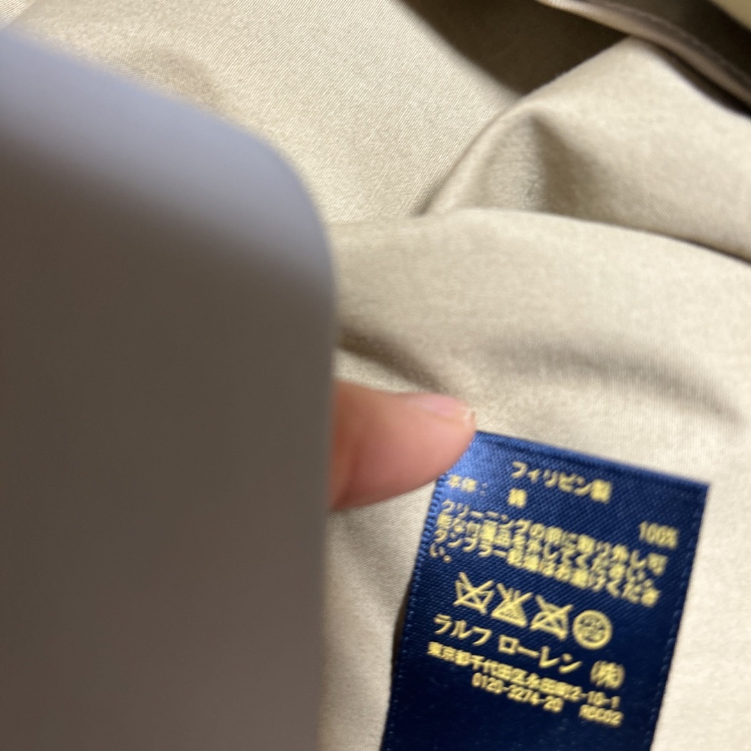 POLO RALPH LAUREN(ポロラルフローレン)の値下げ❗️ラルフローレン　ベージュトレンチコート　0サイズ　150/80A レディースのジャケット/アウター(トレンチコート)の商品写真