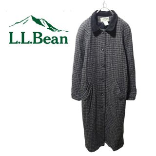 エルエルビーン(L.L.Bean)の【L.L.Bean】希少 70〜80's ウール ツイードロングコートS-314(ロングコート)