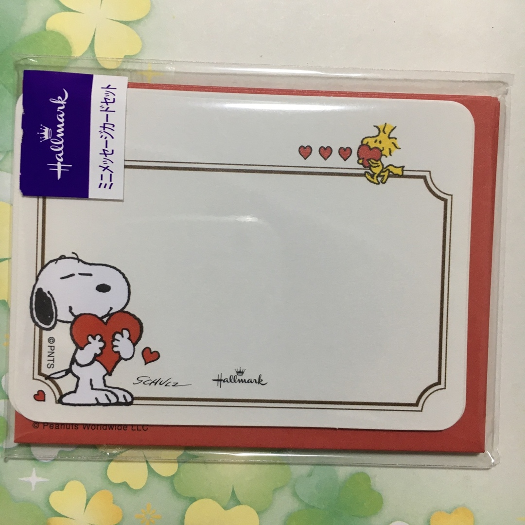 PEANUTS(ピーナッツ)のスヌーピー  ミニメッセージカードセット エンタメ/ホビーのアニメグッズ(その他)の商品写真