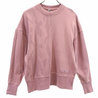 アディダス(adidas)のアディダス ステラマッカートニー 長袖 トレーナー OT ピンク系 adidas STELLA MCCARTNEY スウェット レディース 古着 【240208】(トレーナー/スウェット)