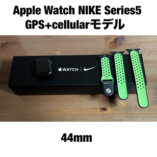 アップルウォッチ(Apple Watch)のApple Watch NIKE Series5 GPS+cellularモデル(スマートフォン本体)