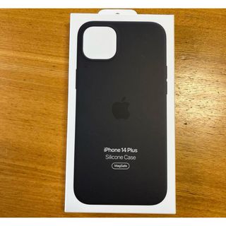 アップル(Apple)の新品　iPhone 14 Plus シリコンケース　ブラック　純正(iPhoneケース)