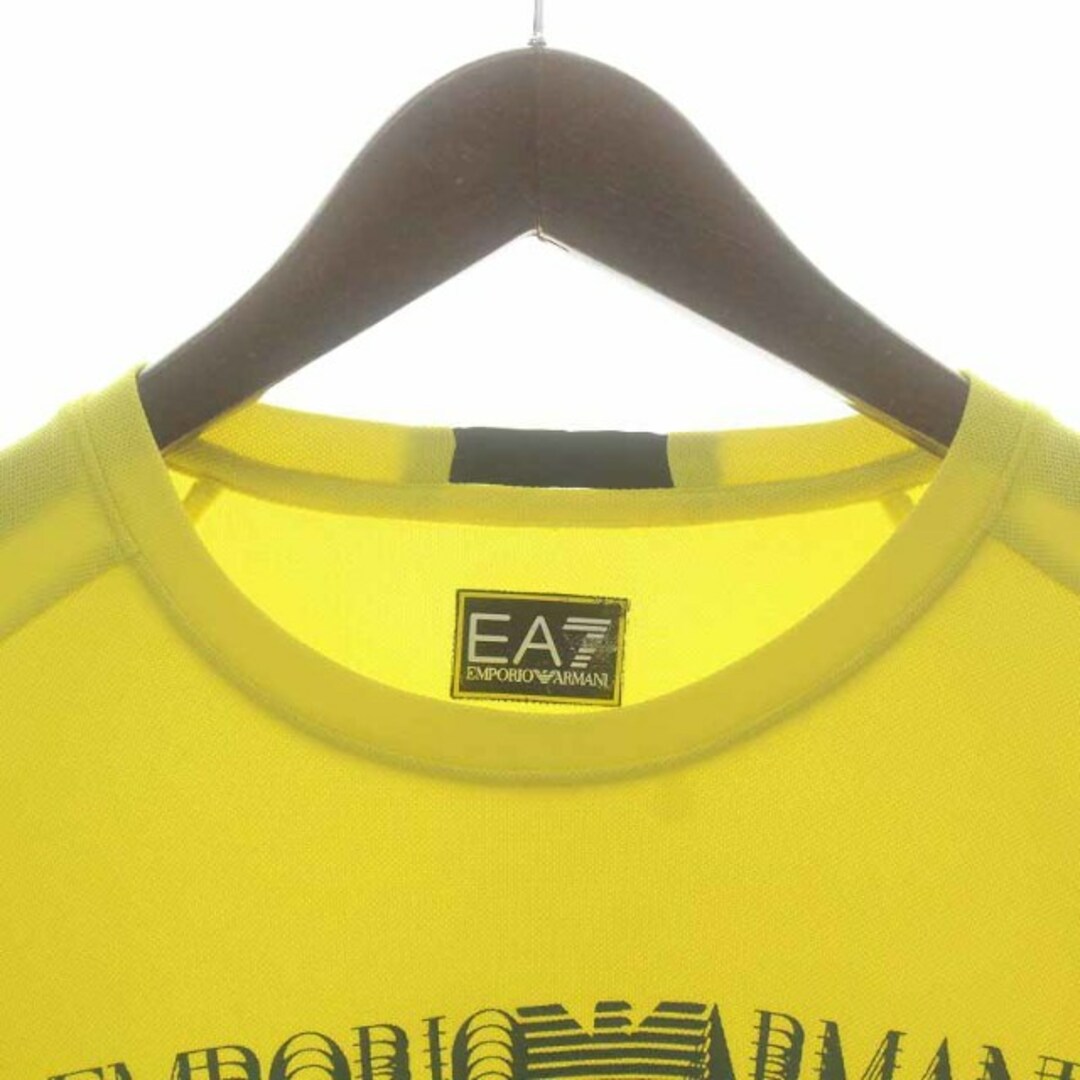 Emporio Armani(エンポリオアルマーニ)のEMPORIO ARMANI Tシャツ カットソー ロゴプリント 半袖 M 黄色 メンズのトップス(Tシャツ/カットソー(半袖/袖なし))の商品写真