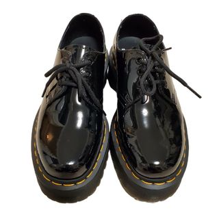 ドクターマーチン(Dr.Martens)の【美品】【Dr.Martens】1461 QUAD  エナメル3ホールシューズ(ローファー/革靴)