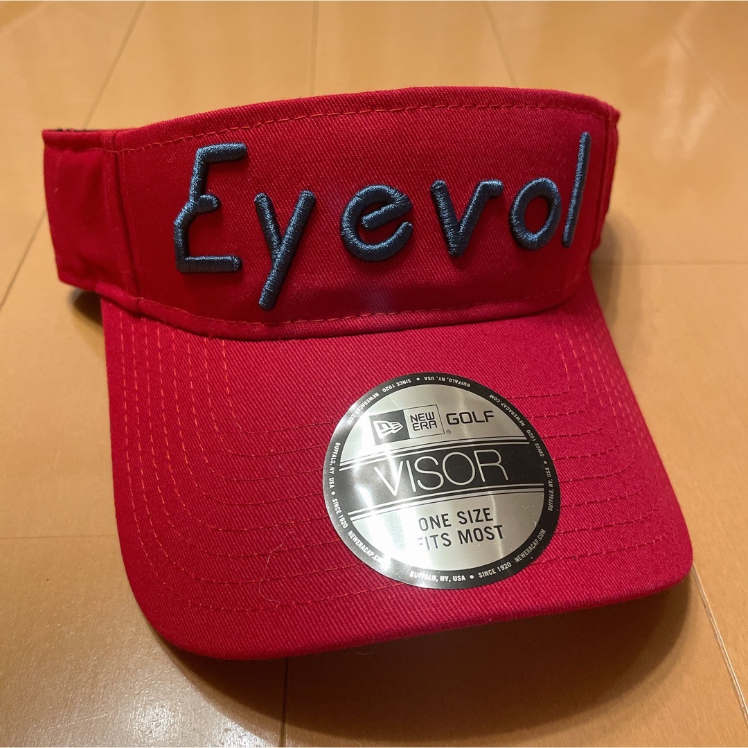 Eyevol(アイヴォル)のEyevol アイヴォル サンバイザー　赤 メンズの帽子(サンバイザー)の商品写真