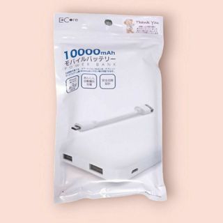 ECore　10000mAh　大容量モバイルバッテリー　PSE適合品(バッテリー/充電器)