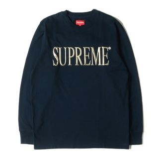 Supreme - シュプリーム スモールボックスロゴ ロンT ネイビーの通販 ...