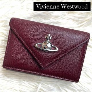 ヴィヴィアンウエストウッド(Vivienne Westwood)の⋟美品⋞ / ヴィヴィアンウエストウッド サフィアーノコンパクトレターウォレット(財布)