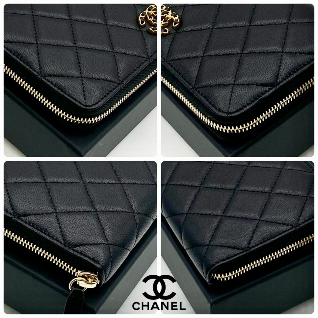 CHANEL(シャネル)の【最高峰品】未使用！シャネル CHANEL マトラッセ ココマーク ラムスキン レディースのファッション小物(財布)の商品写真