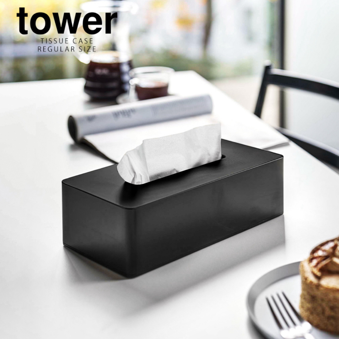 MUJI (無印良品)(ムジルシリョウヒン)のtower ティッシュケース インテリア/住まい/日用品のインテリア小物(ティッシュボックス)の商品写真