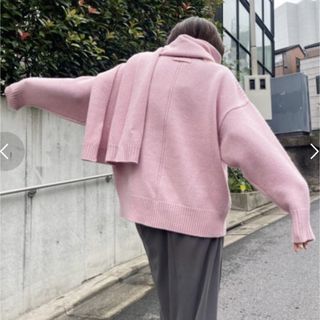 マウジー(moussy)のmoussy ピンクウールニット(ニット/セーター)