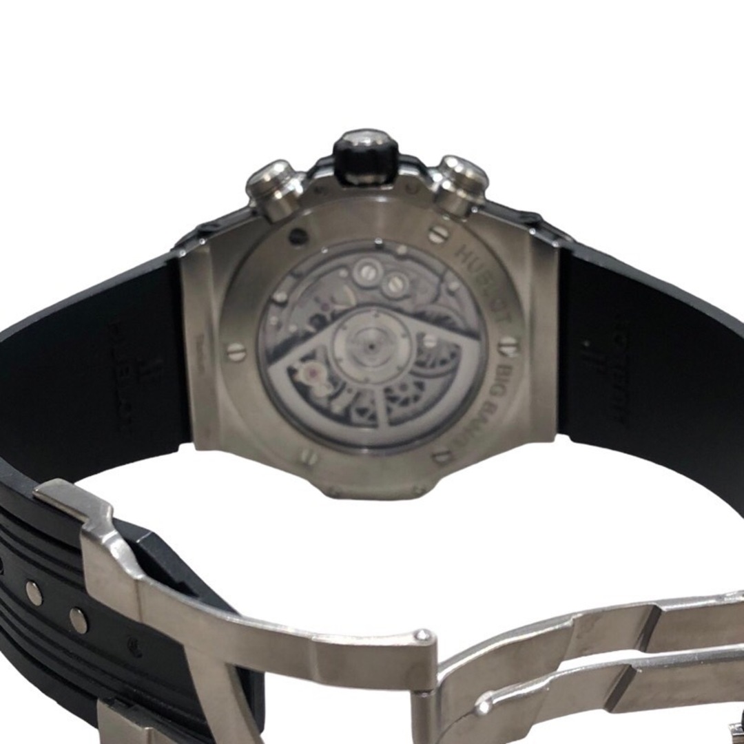 HUBLOT(ウブロ)の　ウブロ HUBLOT  ビッグバン ウニコ ブラック&ホワイト 日本限定 411.NE.2010.LR.JSM115 ホワイト チタン 自動巻き メンズ 腕時計 メンズの時計(その他)の商品写真