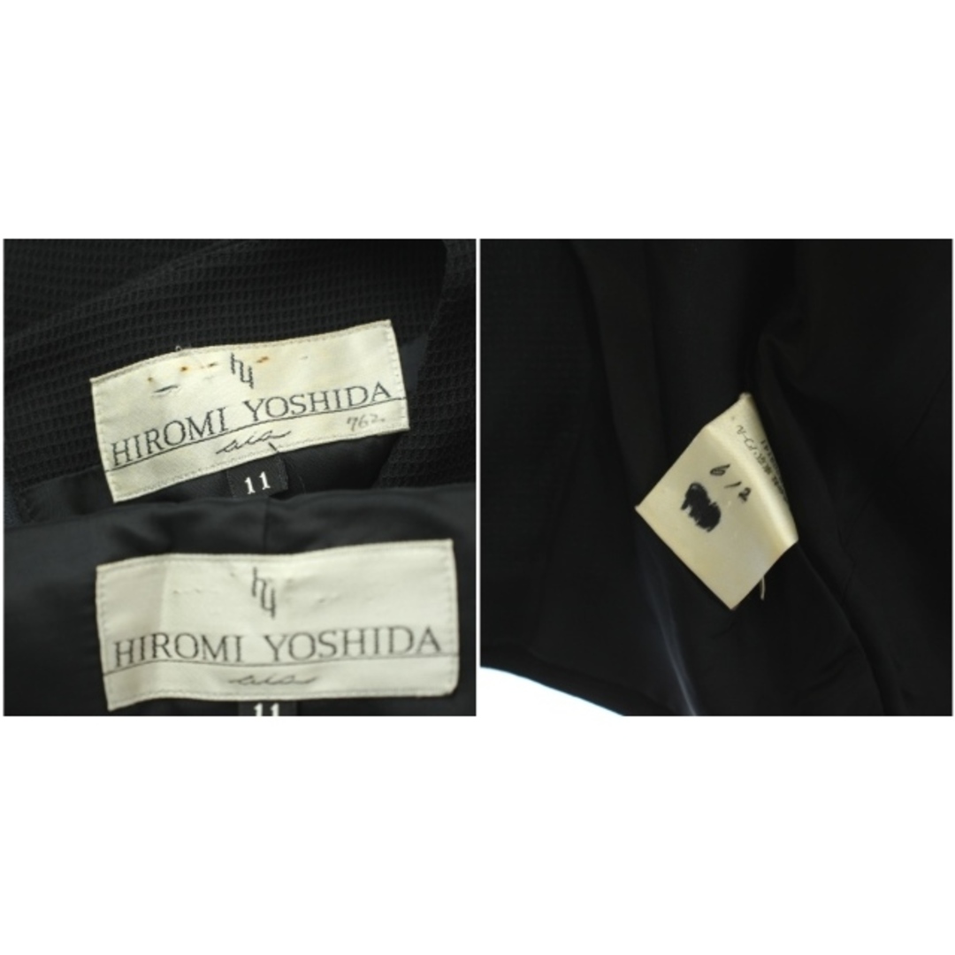 other(アザー)のヒロミヨシダ セットアップ テーラードジャケット タイトワンピース 11 黒 レディースのジャケット/アウター(その他)の商品写真