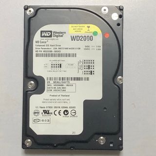 ウェスタンデジタル(Western Digital)のWesternDigital 3.5インチ WD2000BB 200GB／H40(PCパーツ)