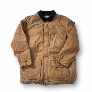 エルエルビーン(L.L.Bean)のレア L.L.Bean オイルドジャケット シンサレート 裏地チェック 古着(ブルゾン)