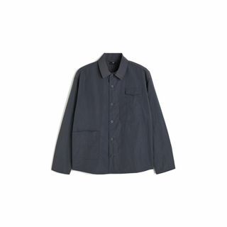 エイチアンドエム(H&M)のH&M ルーズフィット ナイロンオーバーシャツ ダークグレー(シャツ)