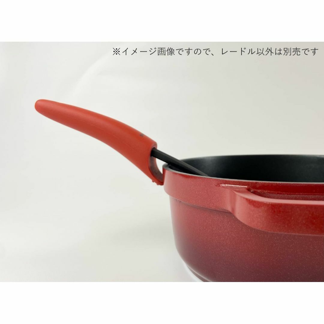 万年(Mannen) gioia レードル ツールレスト付き 30.5×10×8 インテリア/住まい/日用品のキッチン/食器(調理道具/製菓道具)の商品写真