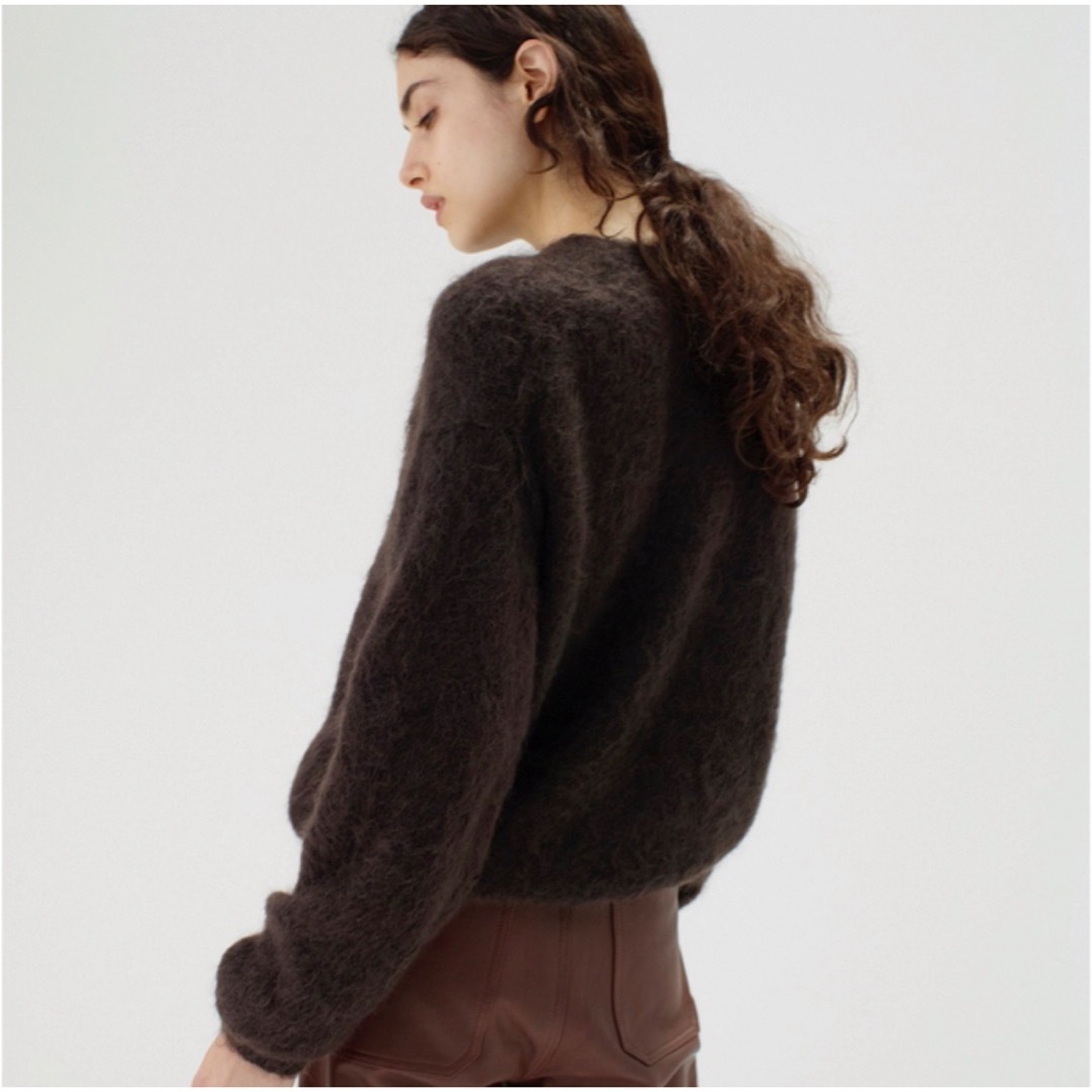 AURALEE(オーラリー)のAURALEE / BRUSHED SUPER KID MOHAIR KNIT メンズのトップス(ニット/セーター)の商品写真