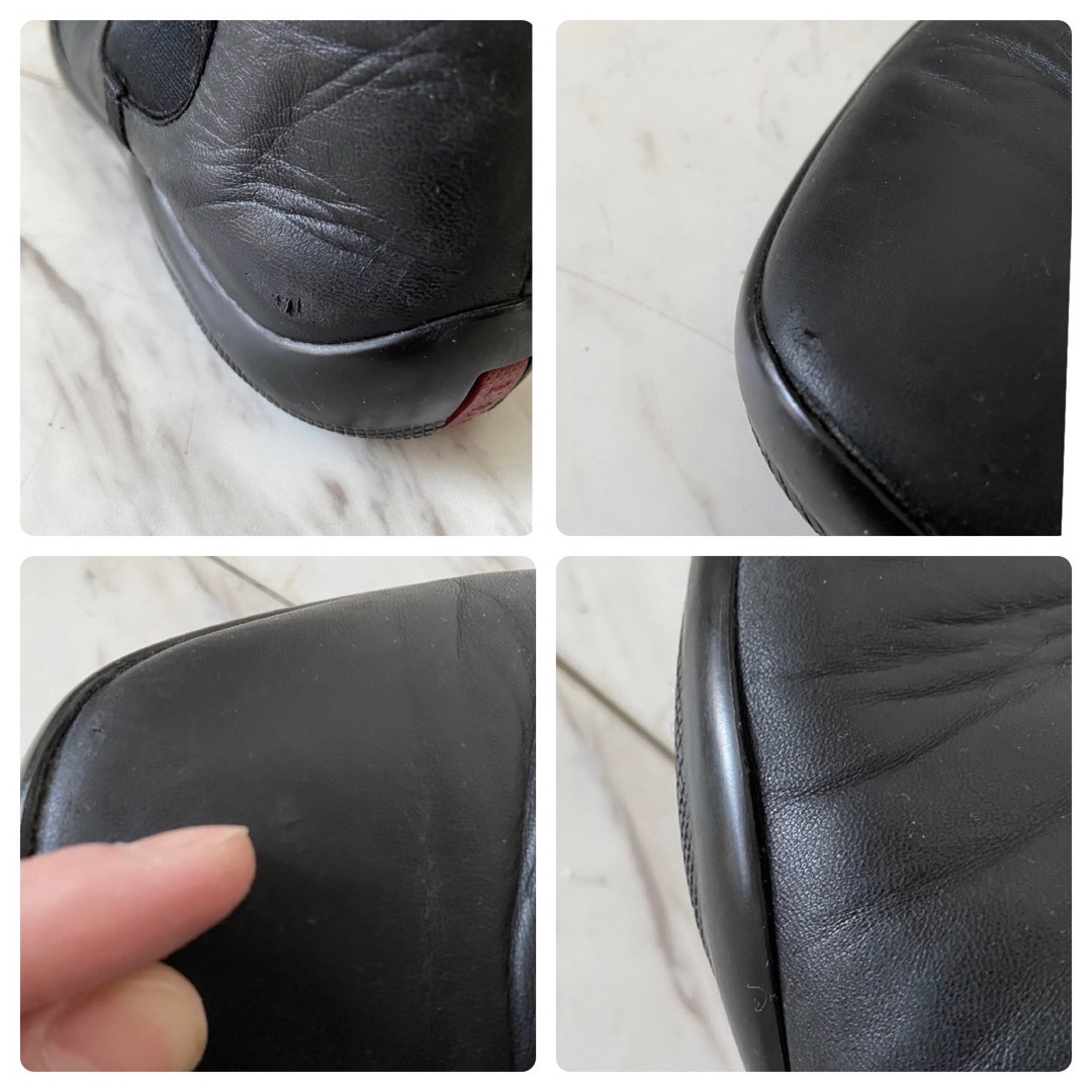 希少モデル vintage 90s 00s prada ブラックサイドゴアブーツ ブーツ 希少モデル vintage 90s 00s prada ブラックサイドゴアブーツ ブーツ