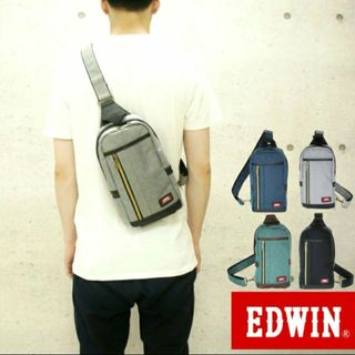 エドウィン(EDWIN)のEDWIN　エドウィン　ボディーバッグ　ネイビー　斜め掛け　子供から大人まで(ショルダーバッグ)