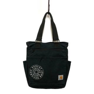 カーハート(carhartt)のCARHARTT カーハート HONEST JONS RECORDS Kit Bag キャンバス トートバッグ 黒 サイズフリー 正規品 / 33138(トートバッグ)