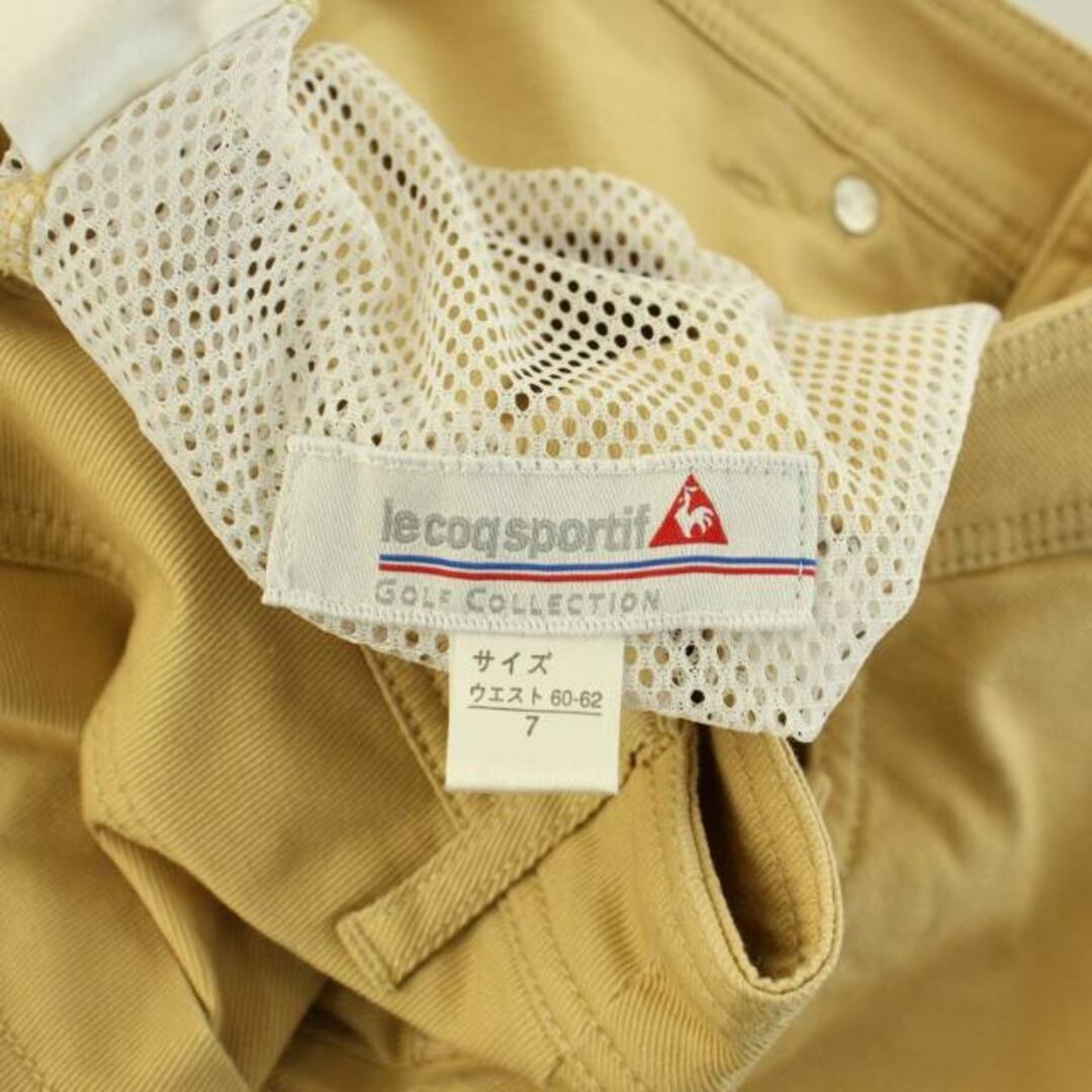 le coq sportif(ルコックスポルティフ)のルコックスポルティフ ゴルフウェア キュロット 台形スカート 7 S ベージュ レディースのスカート(ミニスカート)の商品写真