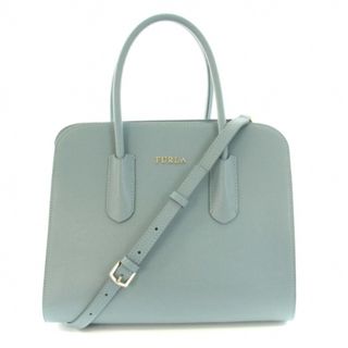 フルラ(Furla)のFURLA MAE S TOTE ハンドバッグ ショルダーバッグ 2way 水色(ハンドバッグ)