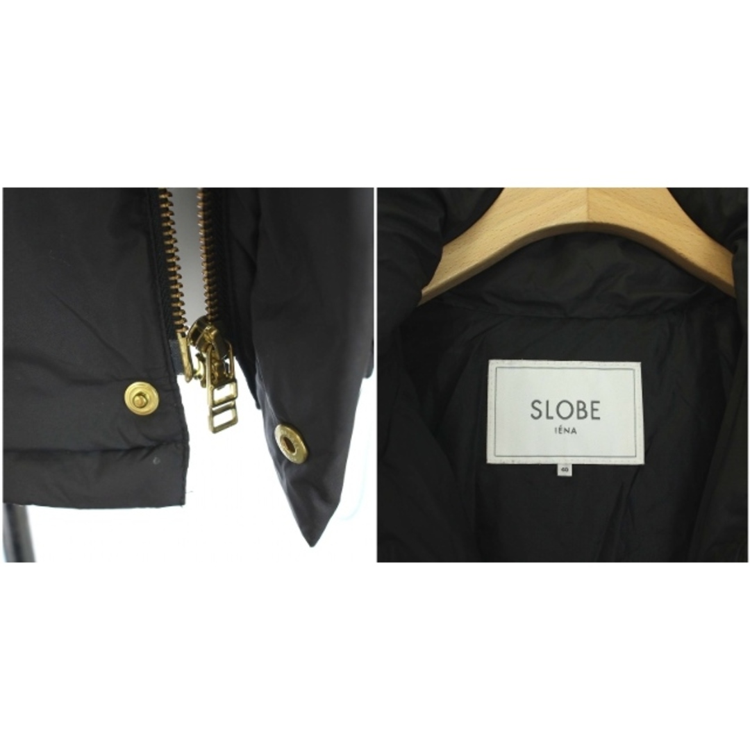 SLOBE IENA(スローブイエナ)のスローブ イエナ ショートダウン ダウンジャケット アウター 40 L 黒 レディースのジャケット/アウター(ダウンジャケット)の商品写真