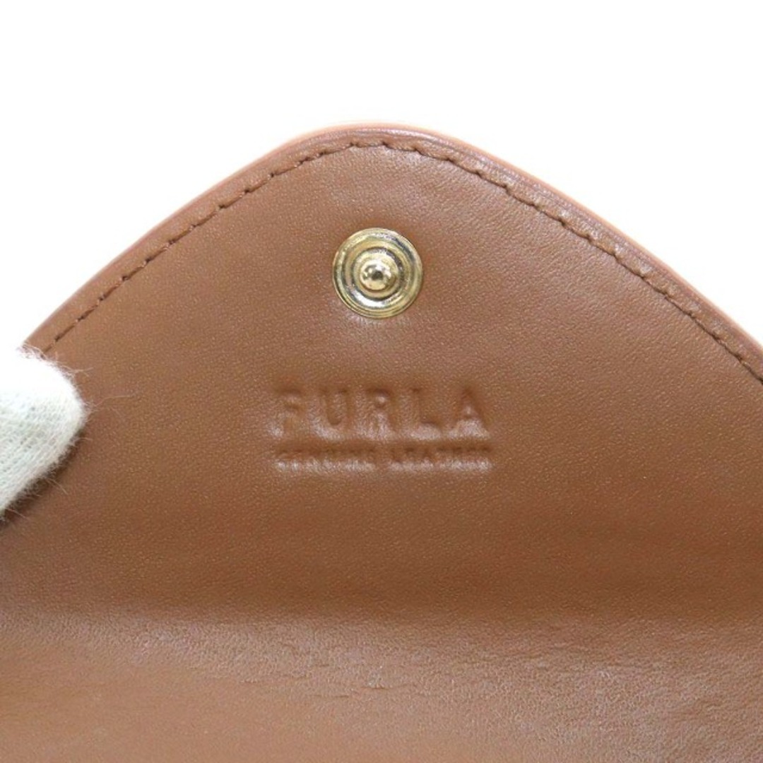 Furla(フルラ)のフルラ CASE WALLET PASSCASE カードケース 名刺入れ 茶 レディースのファッション小物(名刺入れ/定期入れ)の商品写真