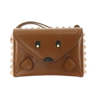 フルラ(Furla)のフルラ CASE WALLET PASSCASE カードケース 名刺入れ 茶(名刺入れ/定期入れ)