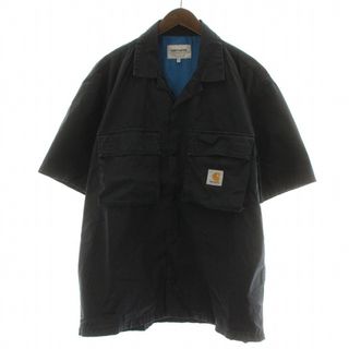 カーハート(carhartt)のcarhartt S/S WYNTON SHIRT ワークシャツ XL 紺(シャツ)