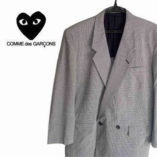 コムデギャルソン(COMME des GARCONS)の希少★コムデギャルソンオム 千鳥 チェック柄 90s ダブルテーラードジャケット(テーラードジャケット)