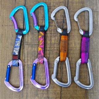 ペツル(PETZL)のペツル PETZL Black Diamond ブラックダイヤモンド クイックドロー ヌンチャク 4セット クライミング 登山 アウトドア(登山用品)