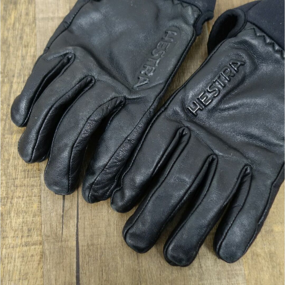 【はこぽす対応商品】 HESTRA ヘストラ - HESTRA レザー ユニ 9 GORE-TEX グローブ 男女兼用