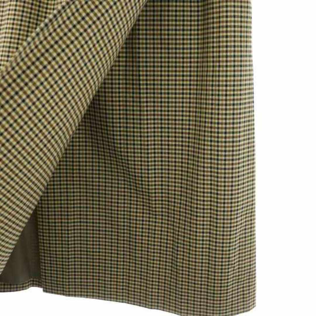 MACKINTOSH PHILOSOPHY(マッキントッシュフィロソフィー)のマッキントッシュフィロソフィー ラップ風 タイトスカート ロング チェック 38 レディースのスカート(ロングスカート)の商品写真