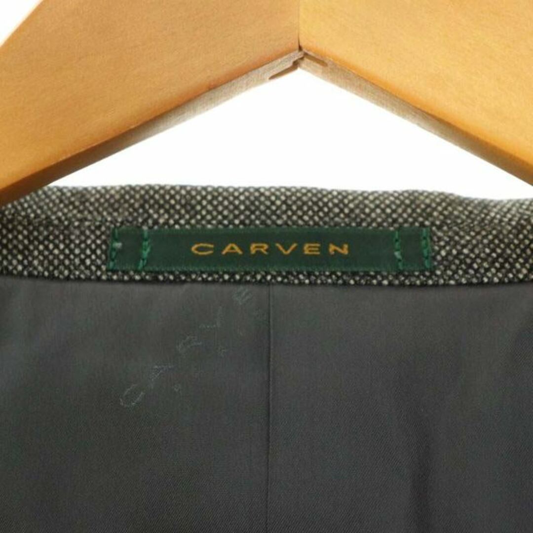 CARVEN(カルヴェン)のカルヴェン CARVEN テーラードジャケット アウター ウール A4 黒 レディースのジャケット/アウター(その他)の商品写真