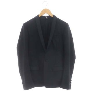 ディオールオム(DIOR HOMME)のディオールオム 11AW ナローラペル ショールカラージャケット サテン切替(テーラードジャケット)