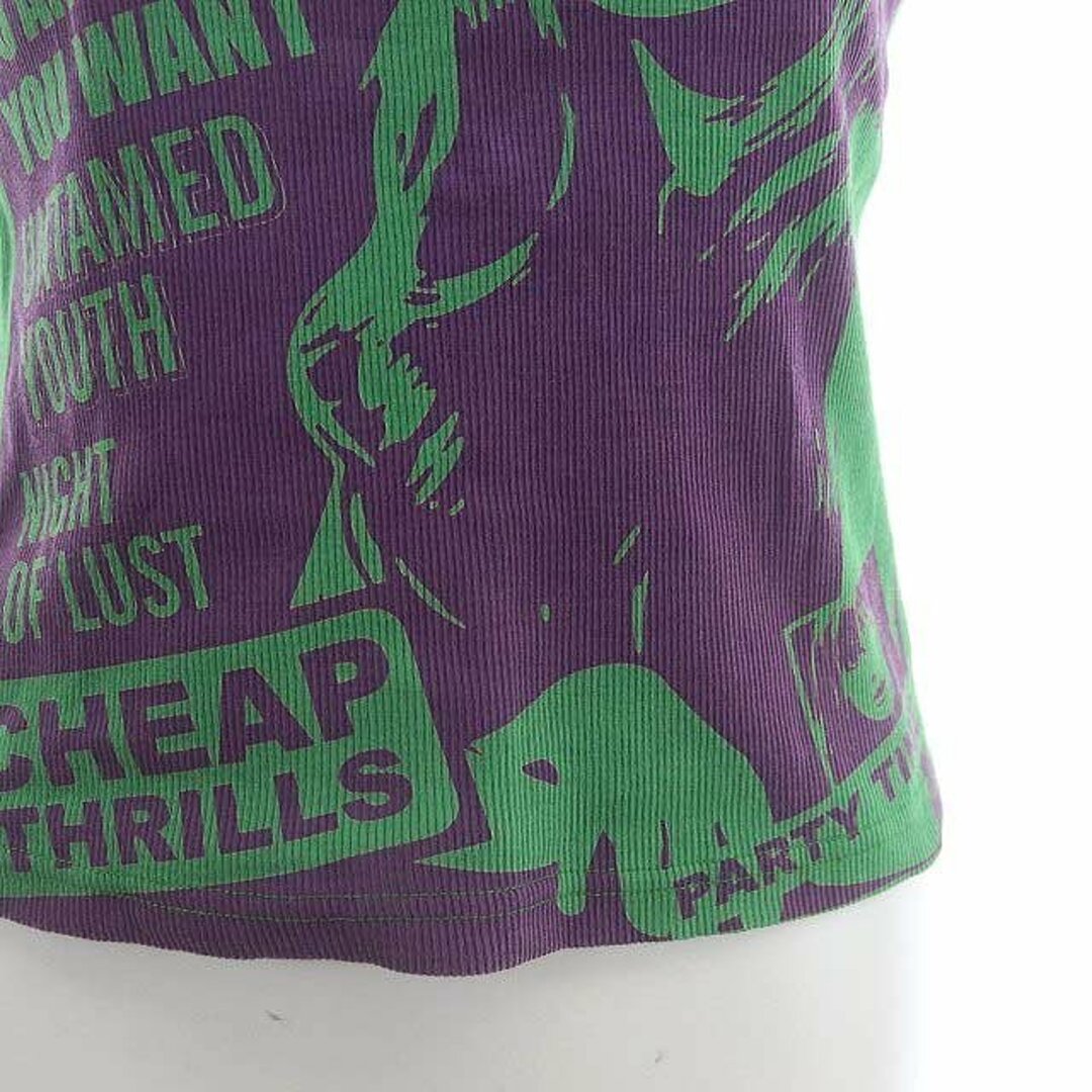 HYSTERIC GLAMOUR(ヒステリックグラマー)のヒステリックグラマー CHEAP THRILLS カットソー ノースリーブ レディースのトップス(カットソー(半袖/袖なし))の商品写真