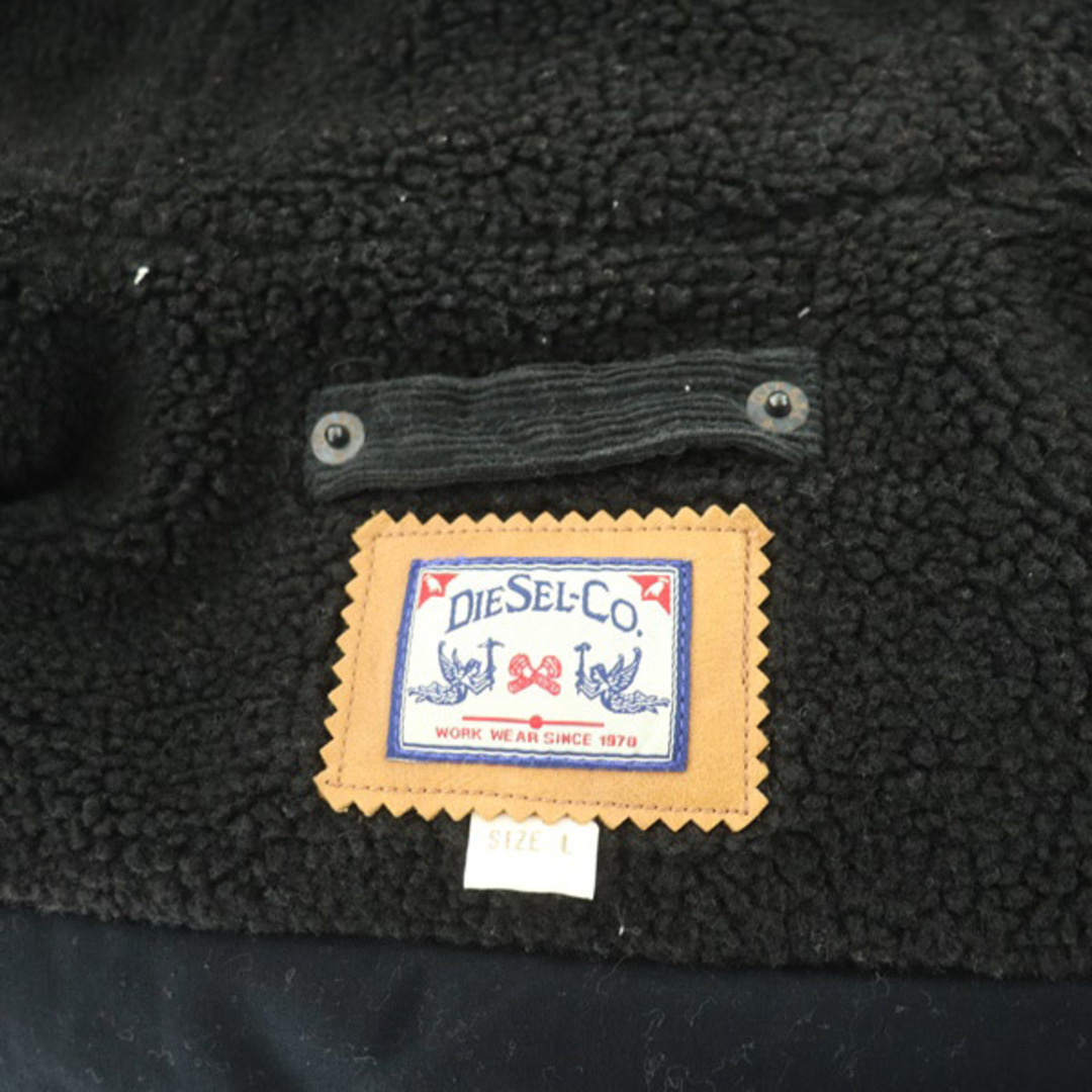 DIESEL(ディーゼル)のディーゼル コーデュロイ切替 スウェットジャケット 中綿 フード 裏ボア メンズのジャケット/アウター(ブルゾン)の商品写真