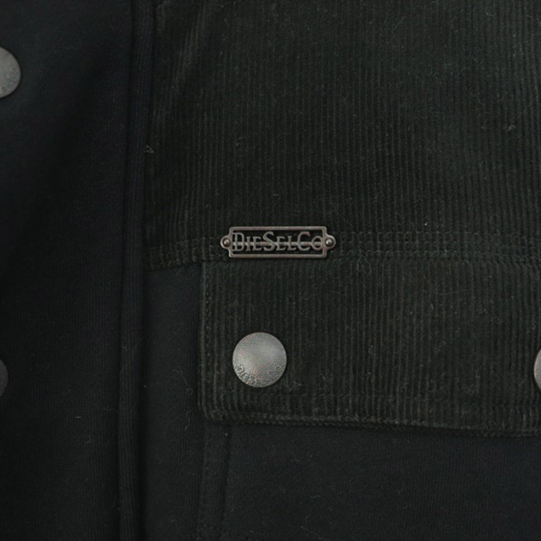 DIESEL(ディーゼル)のディーゼル コーデュロイ切替 スウェットジャケット 中綿 フード 裏ボア メンズのジャケット/アウター(ブルゾン)の商品写真