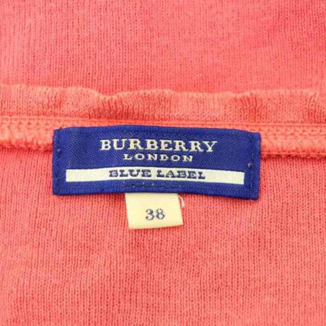 BURBERRY BLUE LABEL(バーバリーブルーレーベル)のバーバリーブルーレーベル ノースリーブ ニット カットソー 38 ピンク レディースのトップス(ニット/セーター)の商品写真