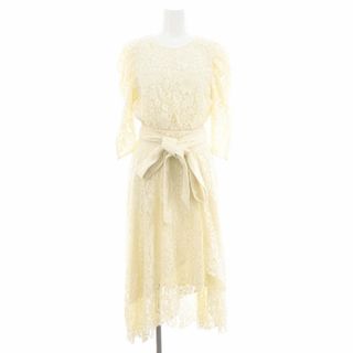 アザー(other)のハーリップトゥ Belted Asymmetric Lace Dress ドレス(ひざ丈ワンピース)