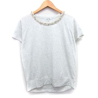 グローバルワーク(GLOBAL WORK)のグローバルワーク GLOBAL WORK カットソー Tシャツ ビジュー装飾(カットソー(半袖/袖なし))