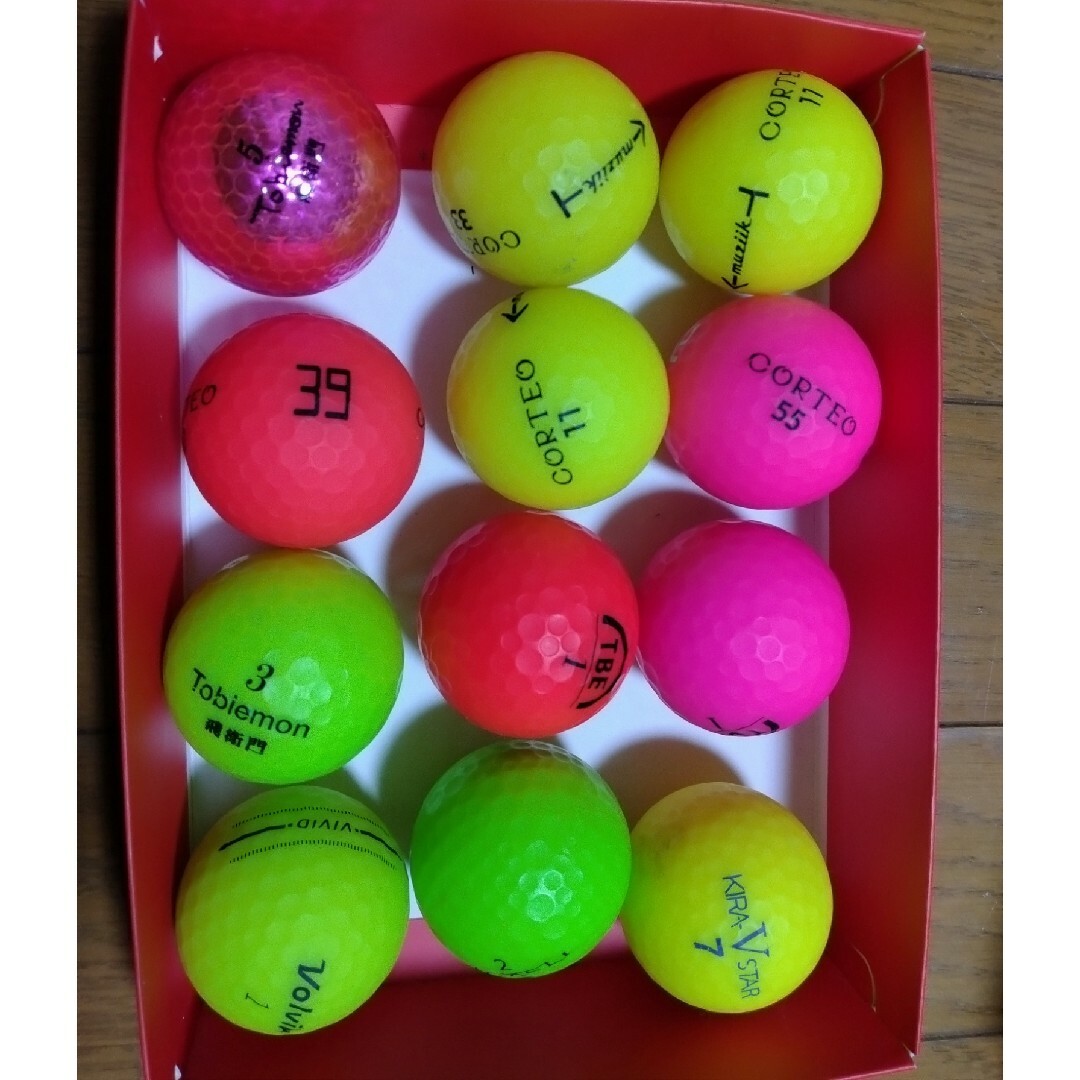 ゴルフボール　ロスト　マット　コルテオ　キラ　飛衛門 チケットのスポーツ(ゴルフ)の商品写真