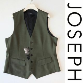 ジョゼフ(JOSEPH)の新品【ジョセフ】梳毛ジャージー素材 ウーステッドモックロディ ジレ ベスト 44(ベスト)