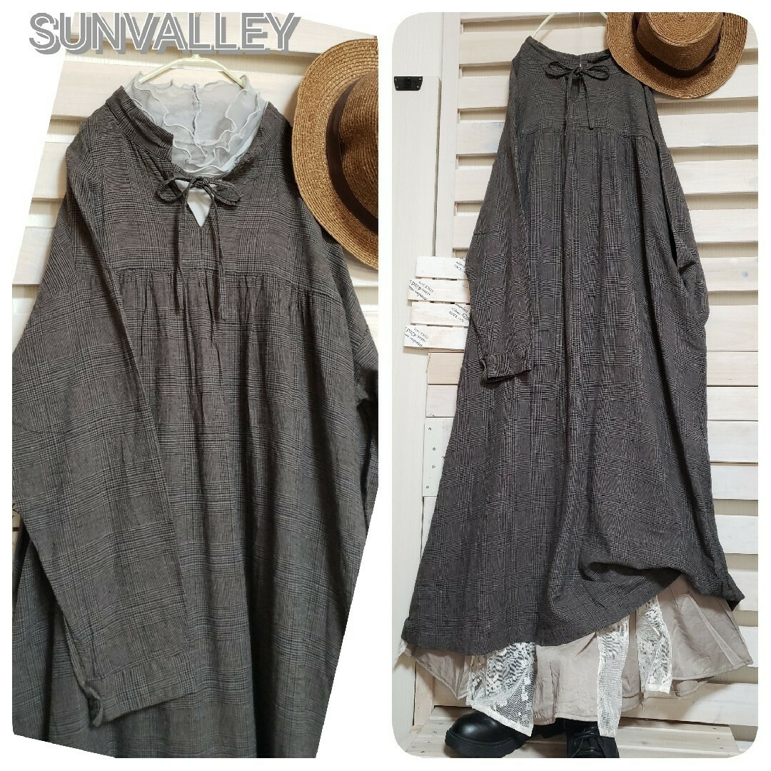 SUNVALLEY(サンバレー)のnoritan様/未使用CLOSSHIシューズ SUNVALLEYワンピ 全２点 レディースのワンピース(ロングワンピース/マキシワンピース)の商品写真