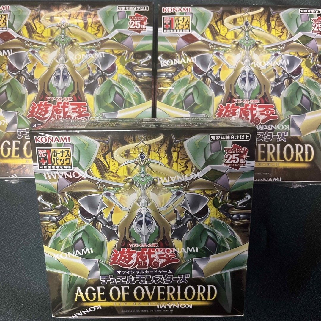 遊戯王OCG エイジ・オブ・オーバーロード 3box 遊戯王OCG エイジ・オブ・オーバーロード 3box