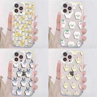 ちぃかわ iPhoneケース かわいい カラフル ちぃかわ うさぎ ハチワレ(iPhoneケース)