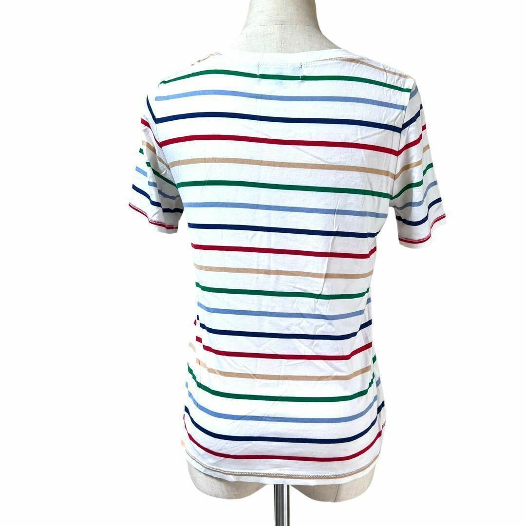 SONIA RYKIEL(ソニアリキエル)のSONIA RYKIELソニアリキエル 美品 半袖Ｔシャツ ボーダー ビジュー レディースのトップス(Tシャツ(半袖/袖なし))の商品写真